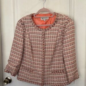 Worth Women's Multicolor Tweed Blazer